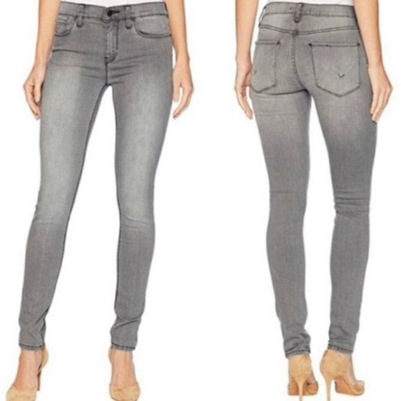 Hudson Jeans Denim - #51 HUDSON Nico Super Skinny Gray Jeans size 30 (30x28)